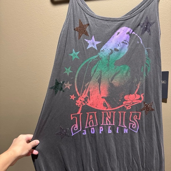 NWT Lauren Moshi Janis Joplin sequin Ruffled Hem Sleeveless Maxi Slip Dress - Picture 4 of 8